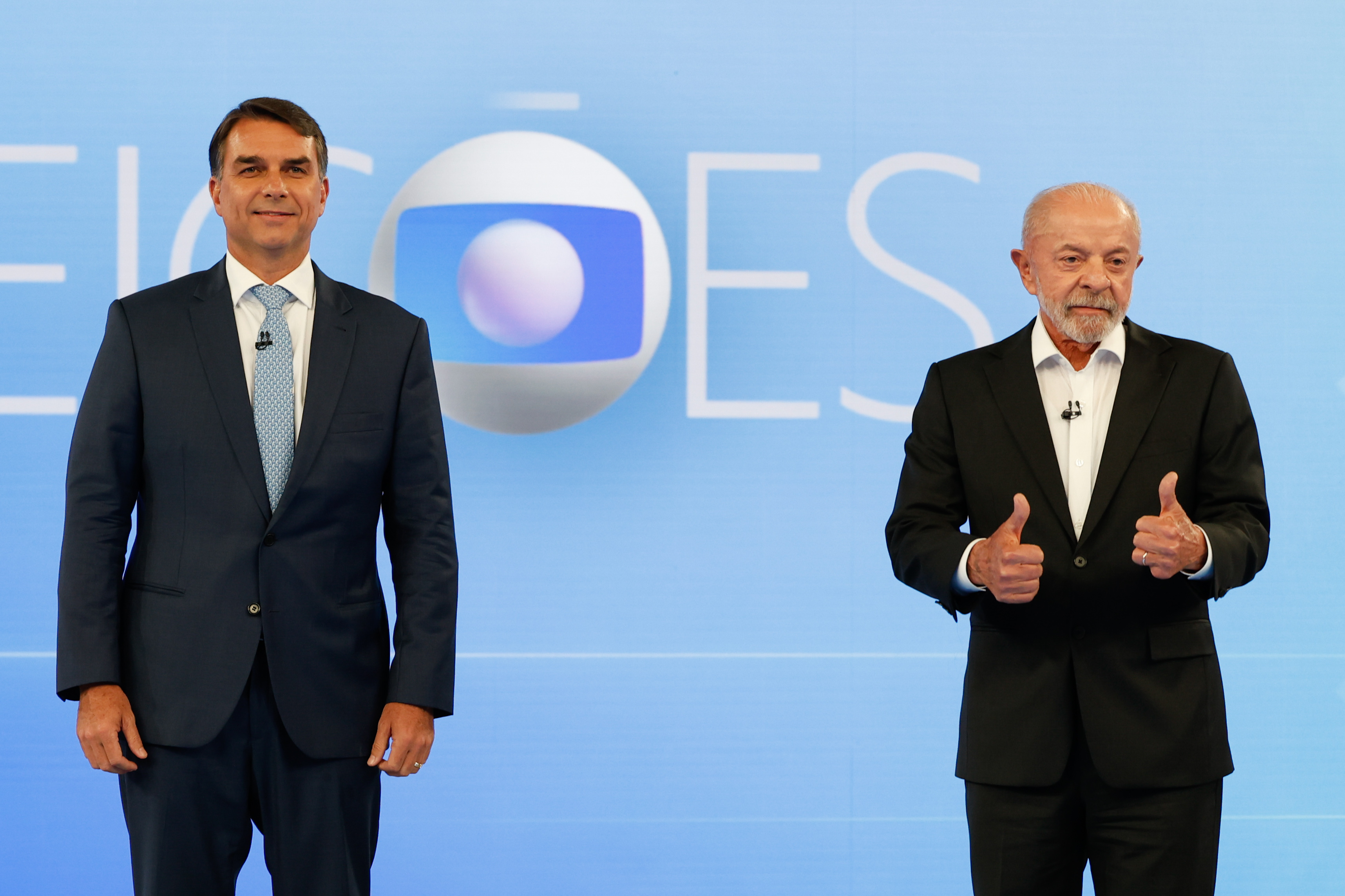 Debate na Globo entre Lula e Flávio Bolsonaro tem troca de acusações e defesa de propostas