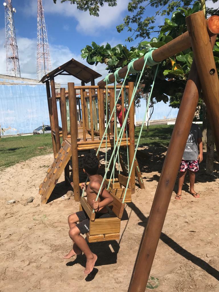 Maceió ganha novos parques infantis sustentáveis