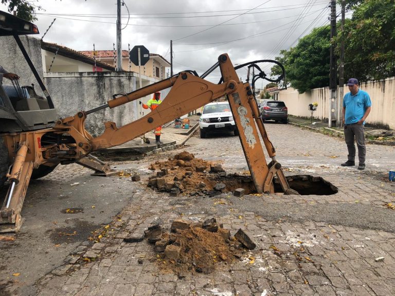 Pinheiro recebe reconstrução de sistema de drenagem
