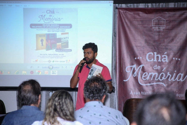 Chá de Memória: poesia, debate sobre legado de Delmiro Gouveia e lançamento de livro