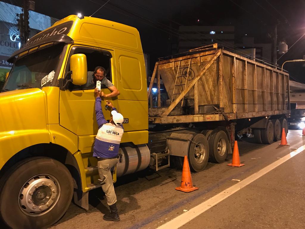 Lei Seca realiza fiscalizações na capital durante o fim de semana