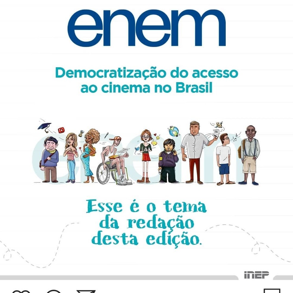 Redação do Enem:  Democratização do acesso ao cinema no Brasil