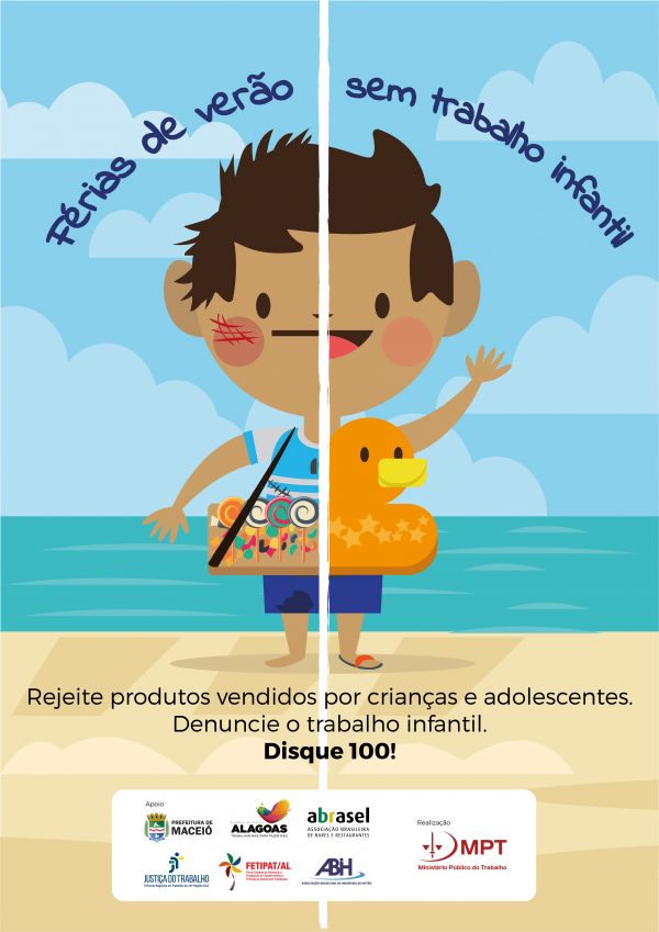 MPT lança campanha de combate ao trabalho infantil no verão