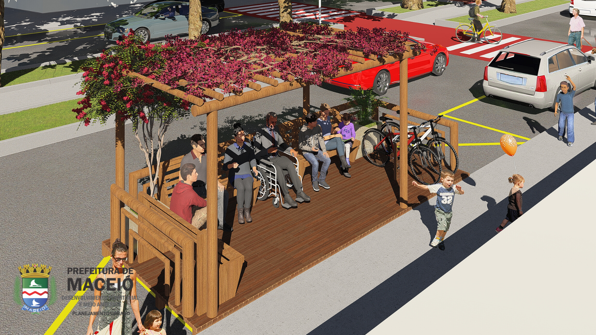 Amélia Rosa ganhará parklets em toda extensão da avenida