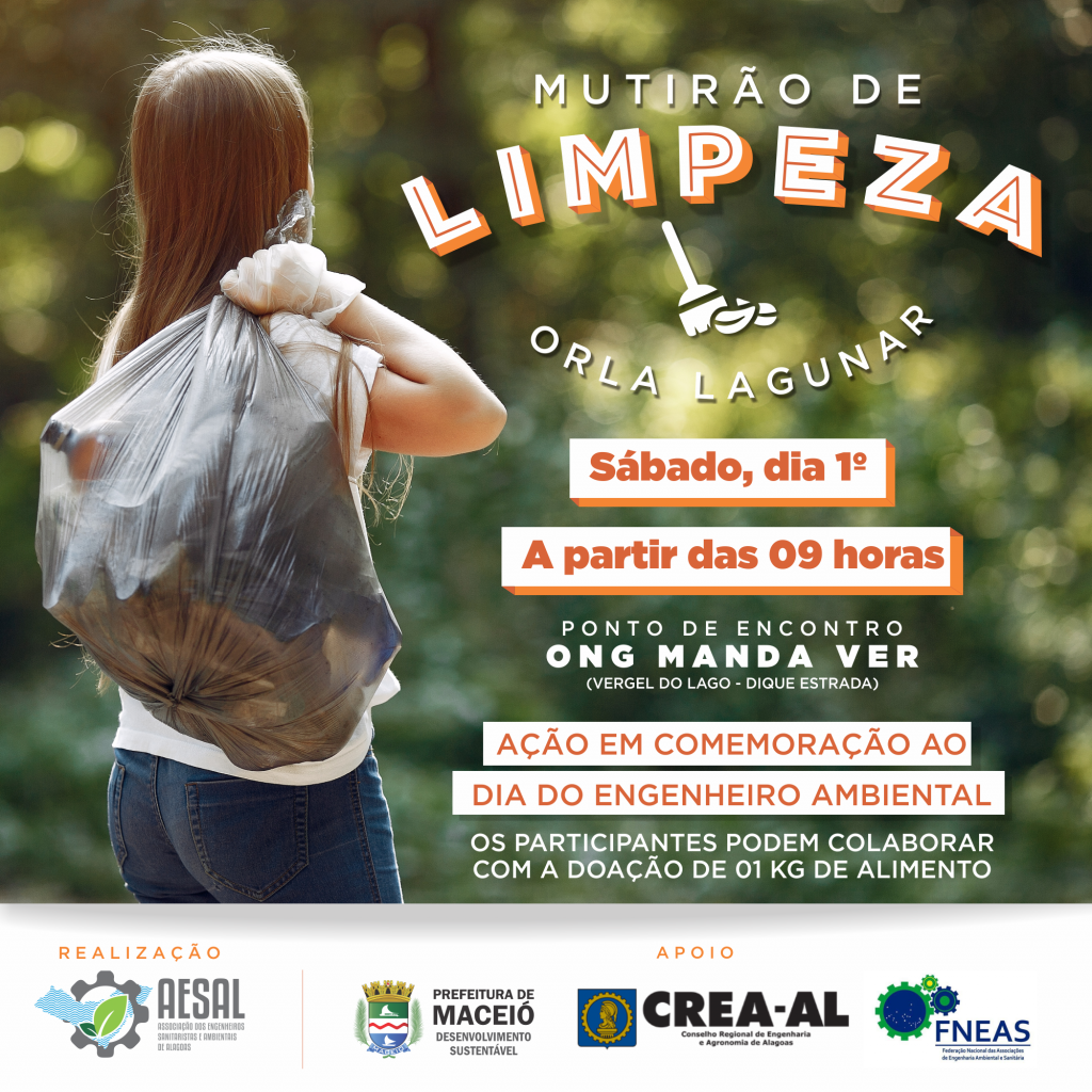 Mutirão reunirá voluntários para limpeza na orla lagunar