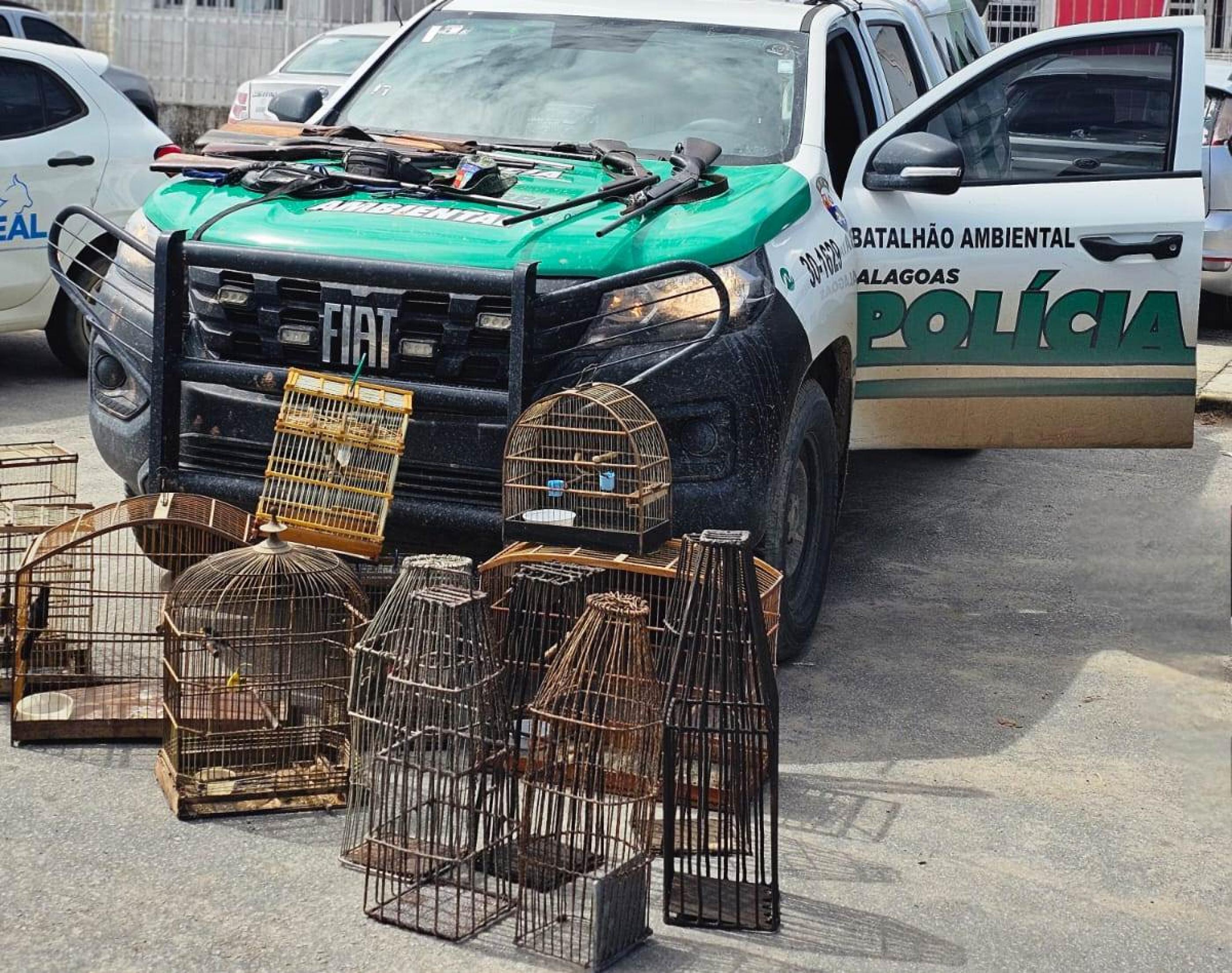 Três homens são autuados em ação da PM contra caça ilegal no Norte de AL