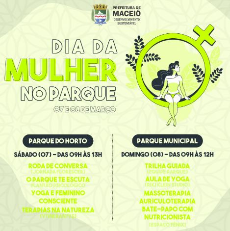 Parques realizam atividades em homenagem ao Dia da Mulher