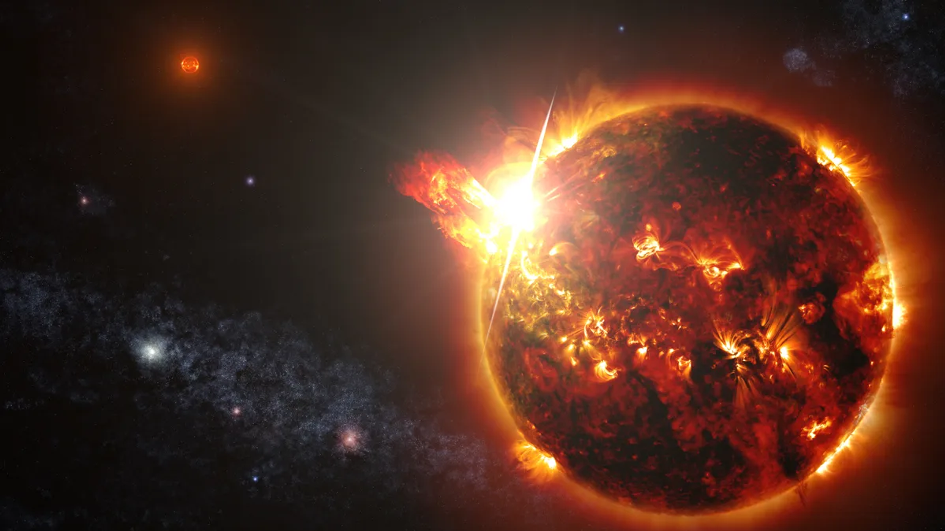 Anãs vermelhas podem engolir planetas durante formação