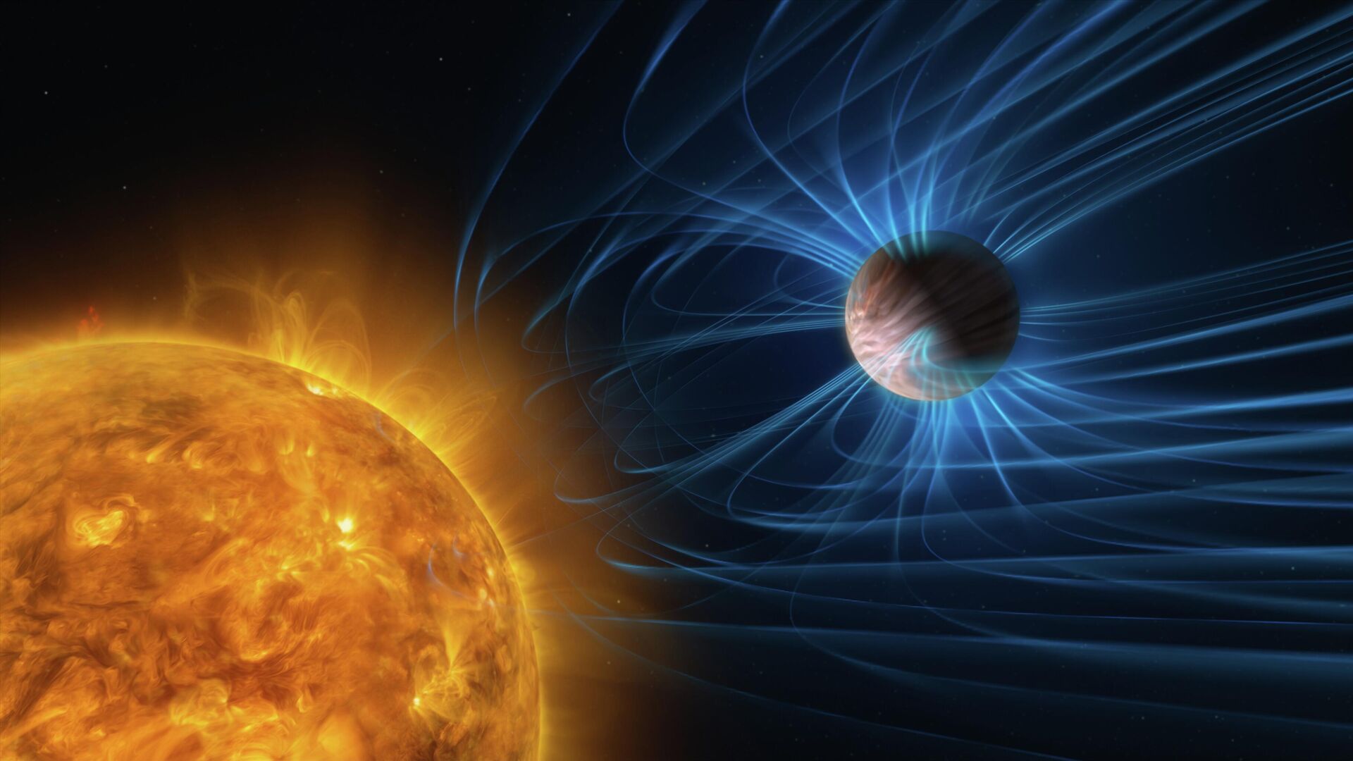 Campos magnéticos são detectados pela primeira vez em exoplanetas