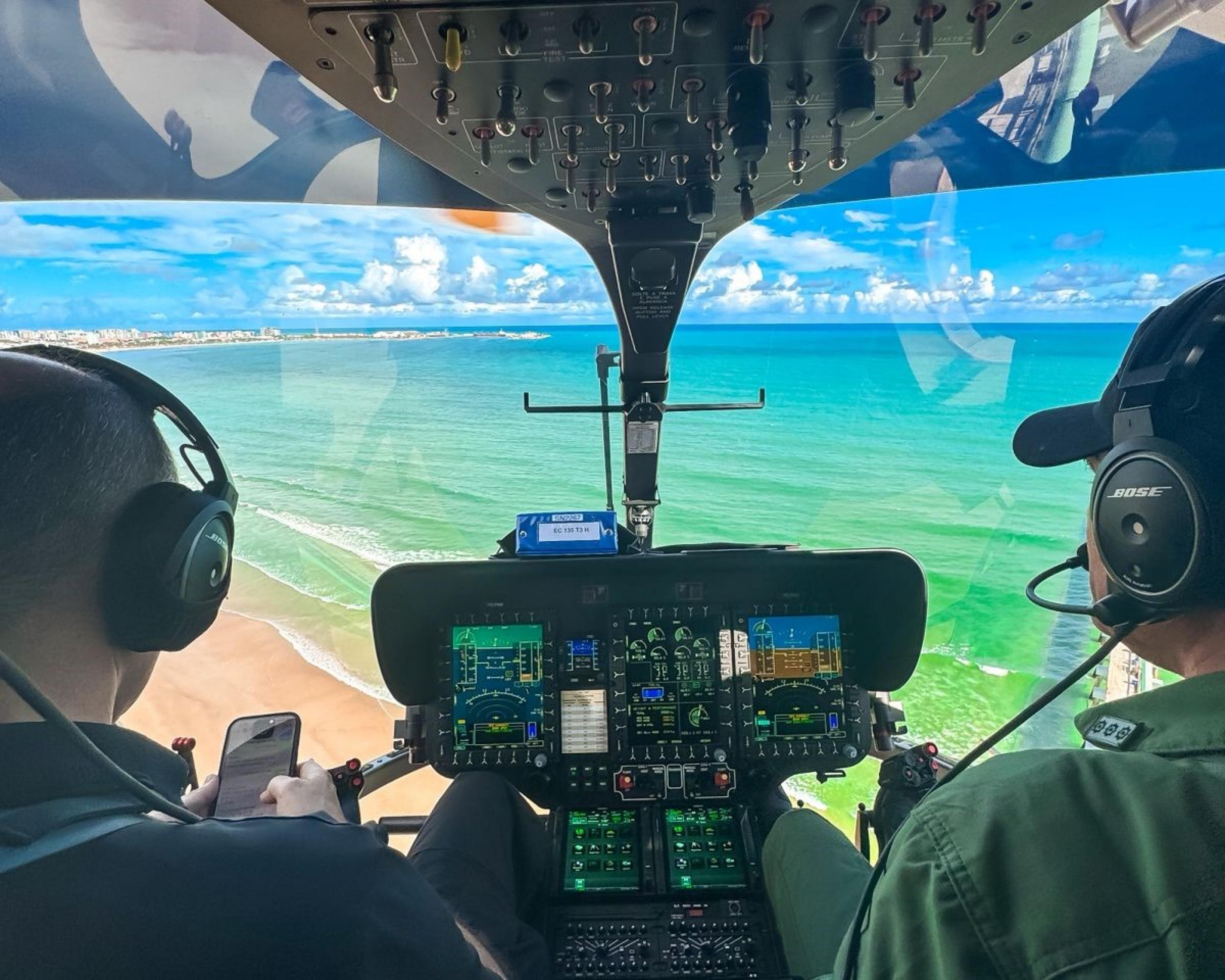 DEA garante apoio aéreo a operações de segurança em Maceió e Região Metropolitana