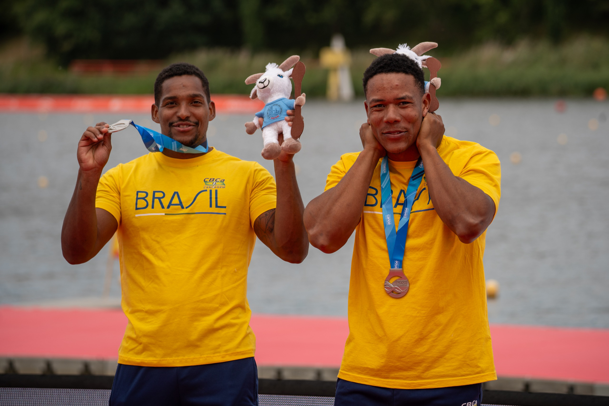 Jacky Godmann e Gabriel Nascimento conquistam prata histórica no Mundial