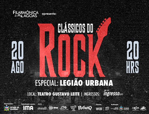 Filarmônica de Alagoas apresenta o espetáculo “Clássicos do Rock - Especial Legião Urbana”