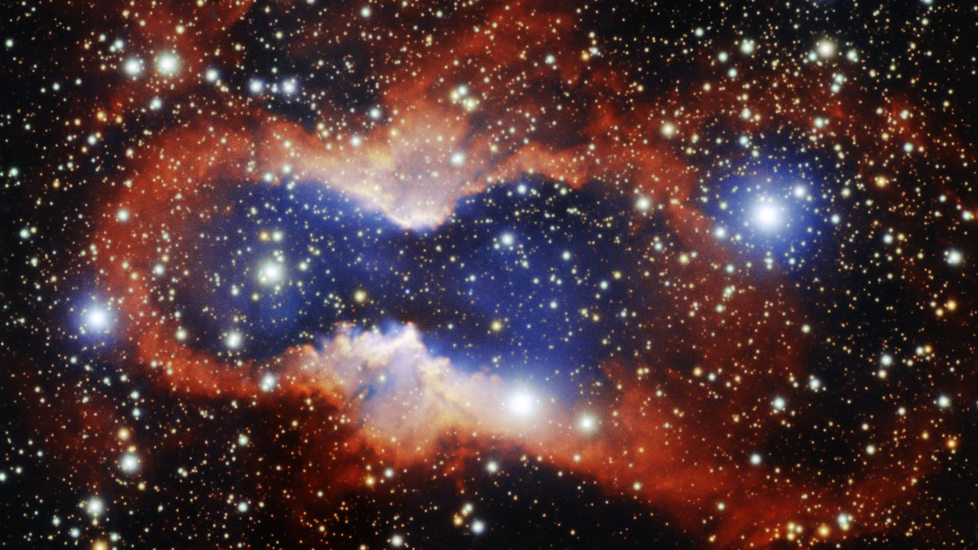 Telescópio Hubble registra superbolha gigante em galáxia vizinha da Via Láctea