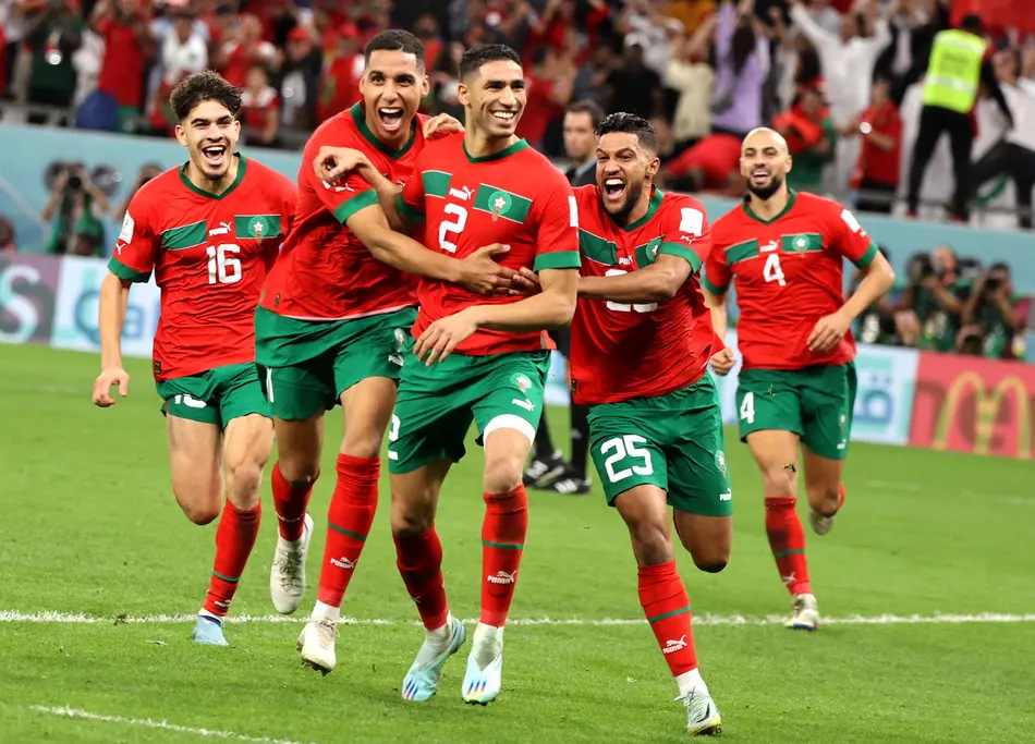 Marrocos é a seleção africana que mais venceu europeus em mata-mata