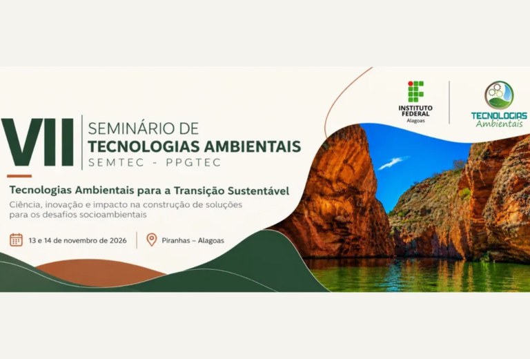 Ifal realiza seminário sobre tecnologias ambientais em Piranhas
