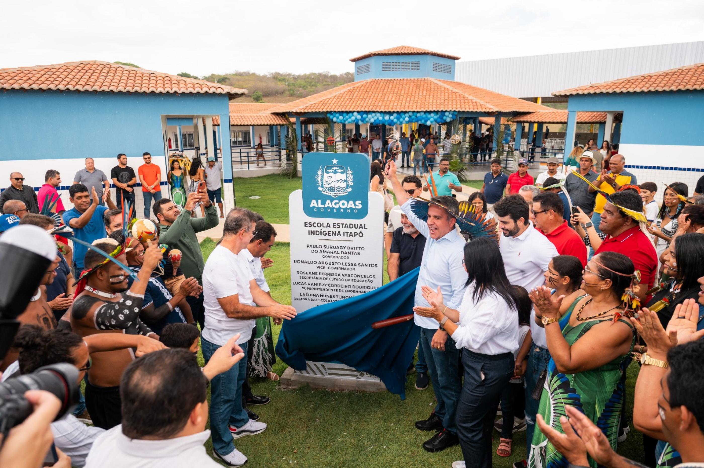 Governo Paulo Dantas inaugura escola indígena após 36 anos de espera em São Sebastião
