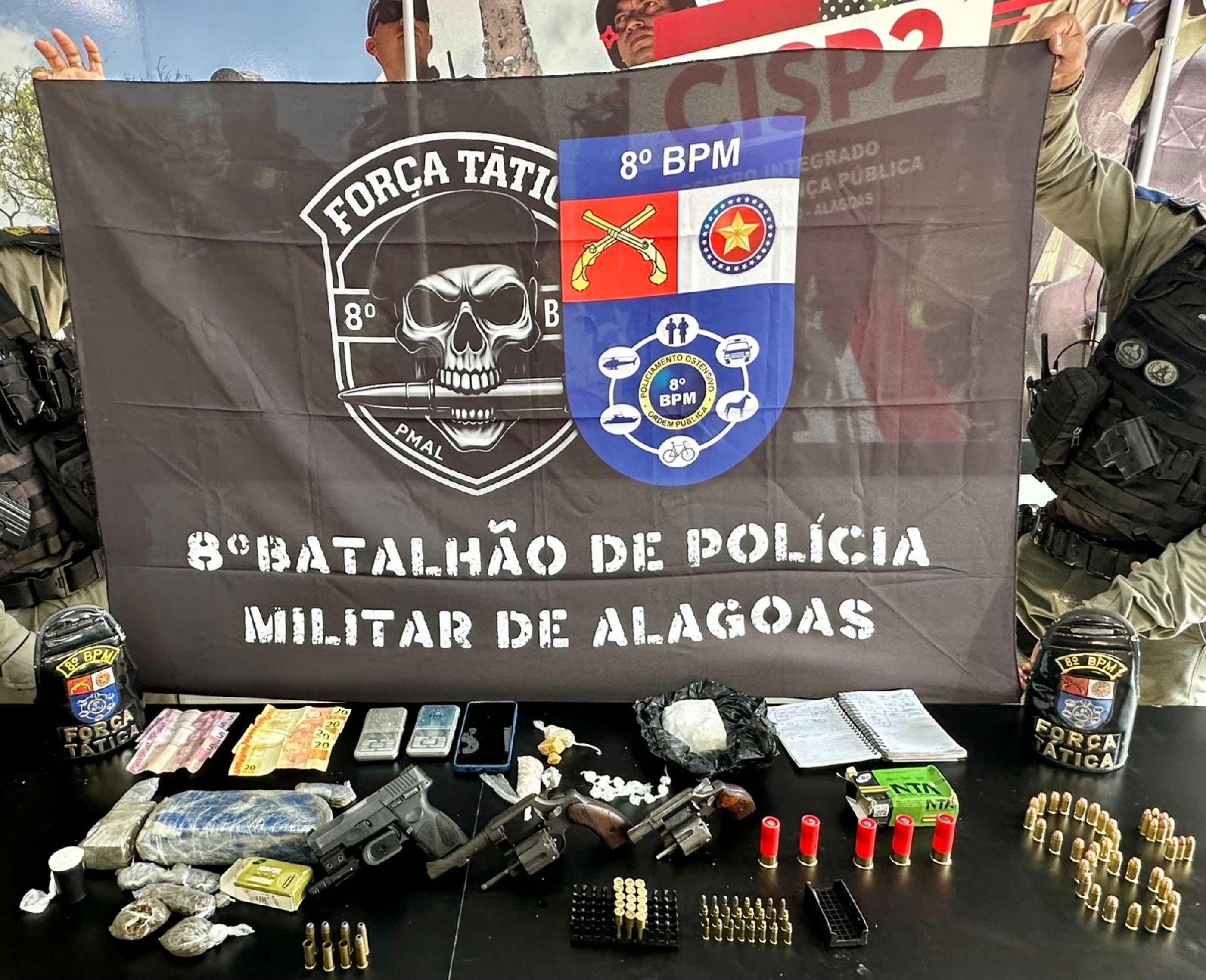 Três suspeitos são mortos, incluindo líder de facção, em operação da PM em Rio Largo