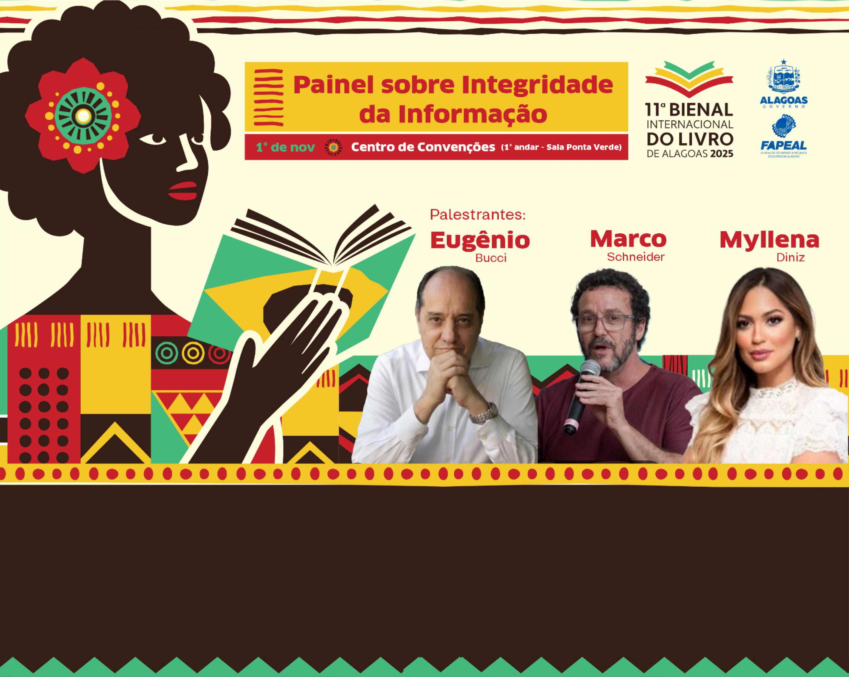 Painel sobre Integridade da Informação é destaque na 11ª Bienal Internacional do livro