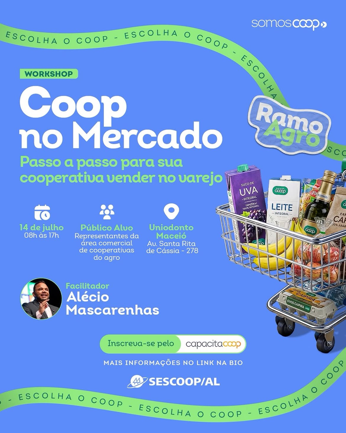Workshop em Maceió ensina cooperativas do agro a ampliar vendas