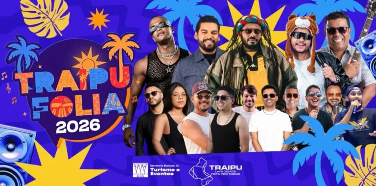 Traipu Folia 2026 promete o maior Carnaval do Baixo São Francisco