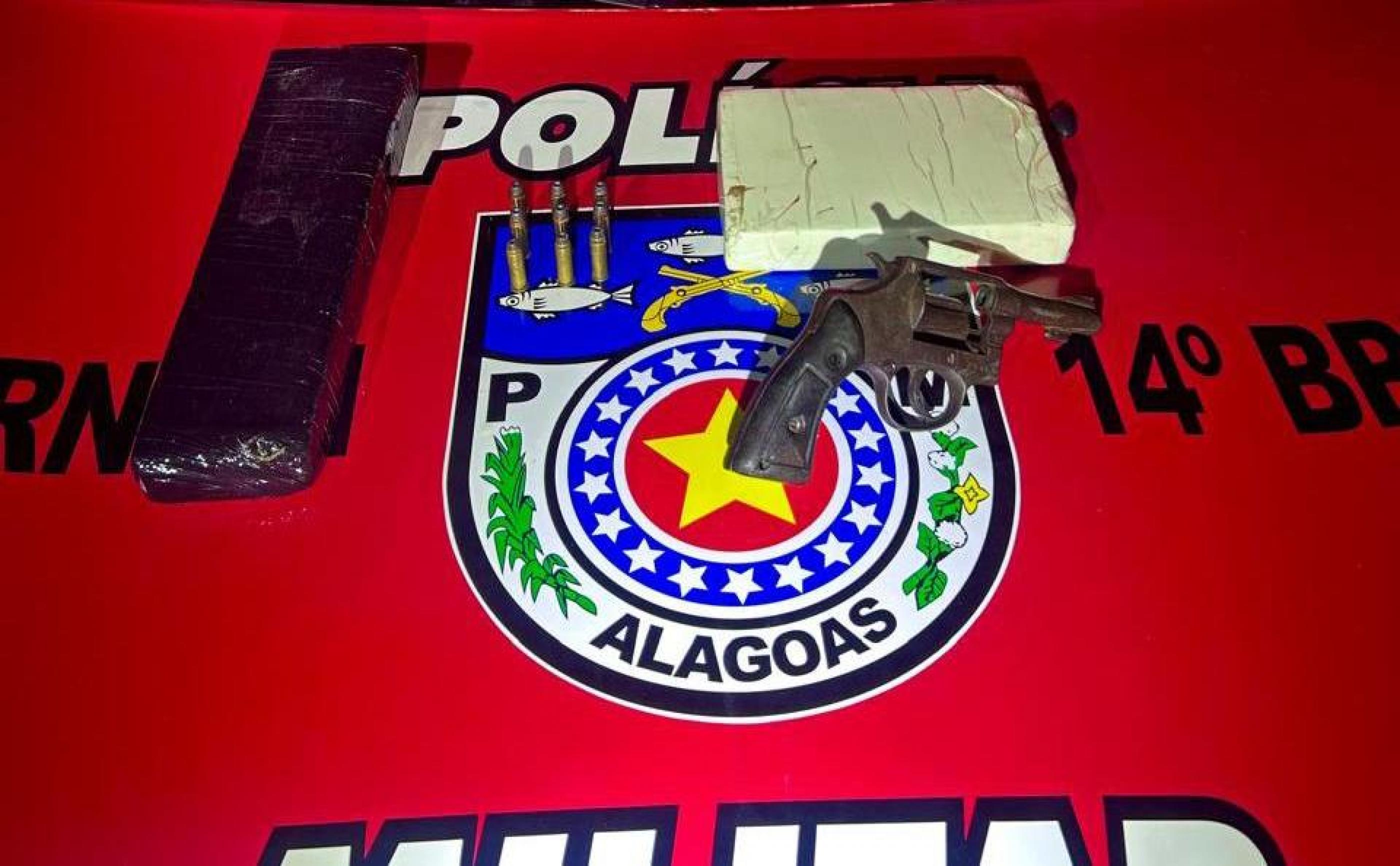 PM apreende armas e entorpecentes no Sertão e Zona da Mata de AL