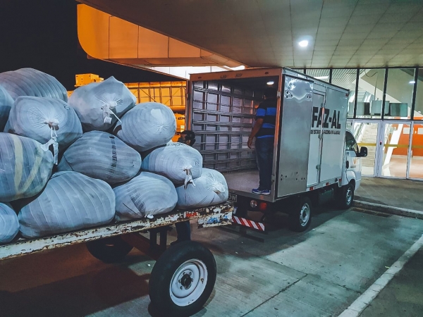 Sefaz Alagoas retém mercadorias sem nota fiscal no Aeroporto de Maceió