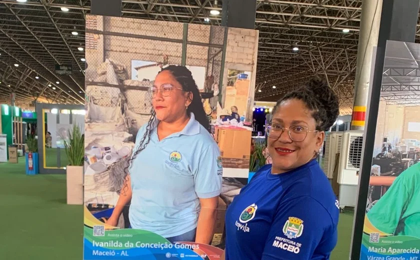 Catadoras de Alagoas são homenageadas em exposição fotográfica nacional