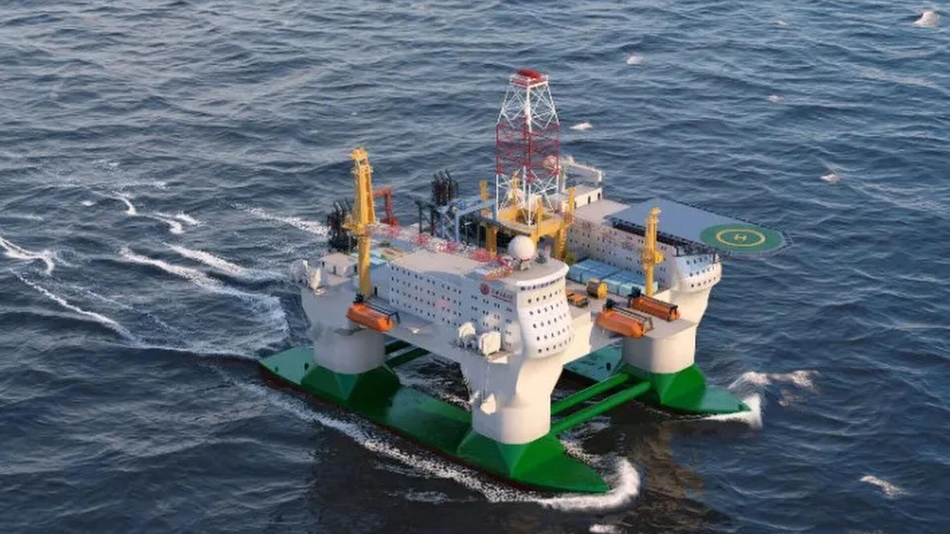 China constrói primeira ilha artificial flutuante do mundo com proteção contra esplosões nucleares