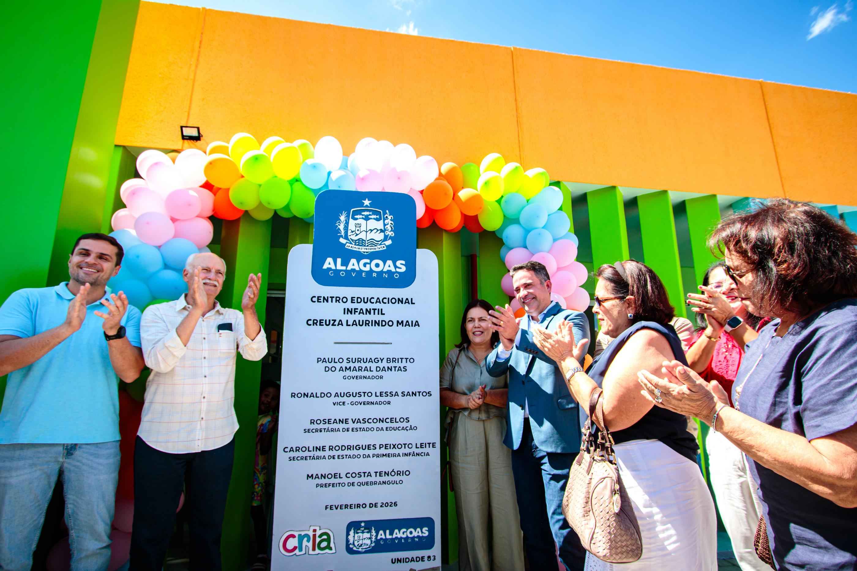 Quebrangulo recebe 83ª unidade do programa Creche Cria