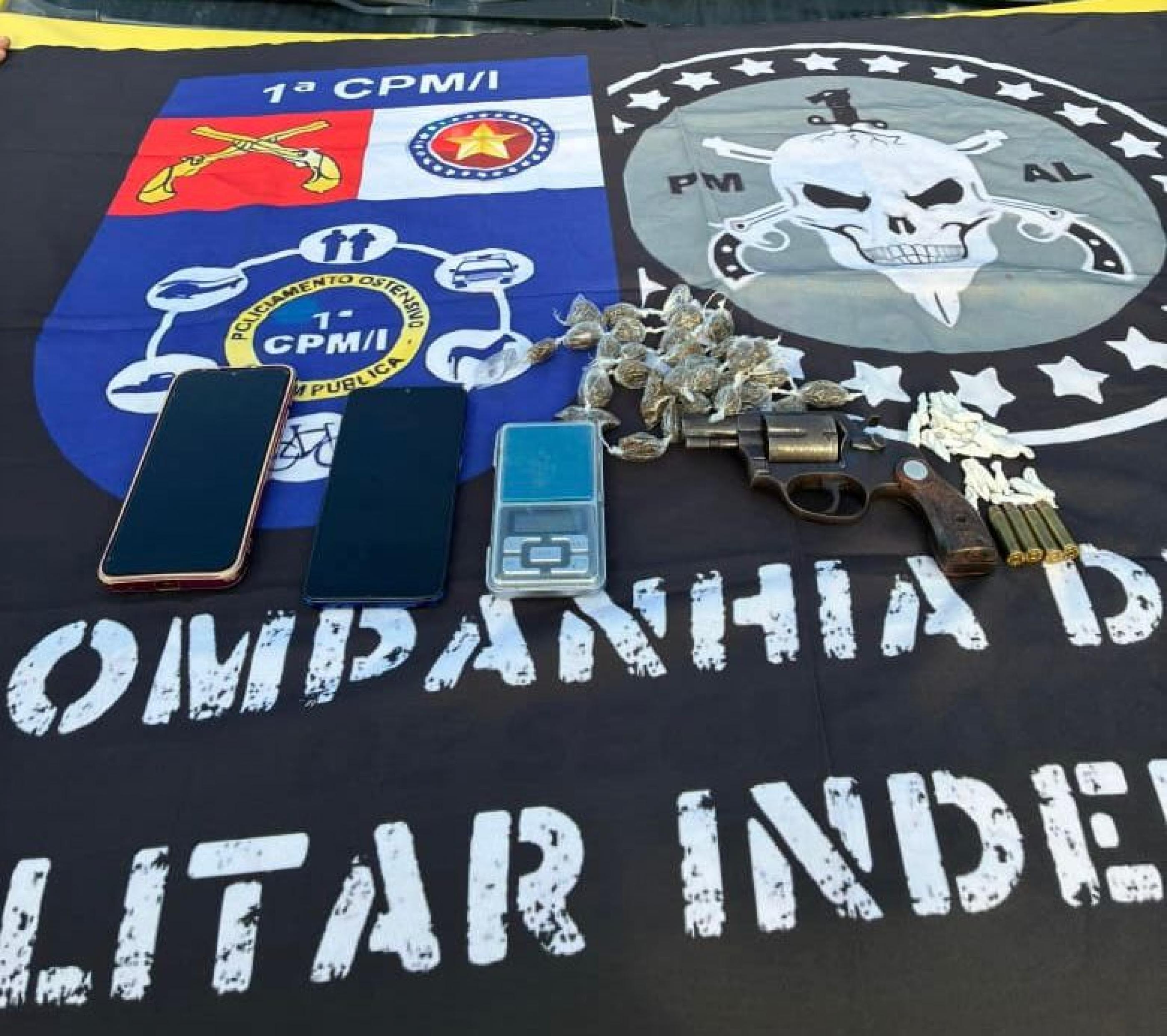 Polícia Militar apreende armas e drogas em operações no interior de AL