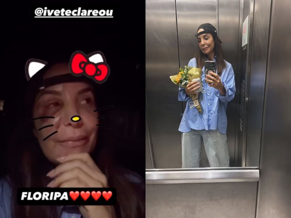 Ivete Sangalo deixa hospital após cirurgia e volta para Salvador