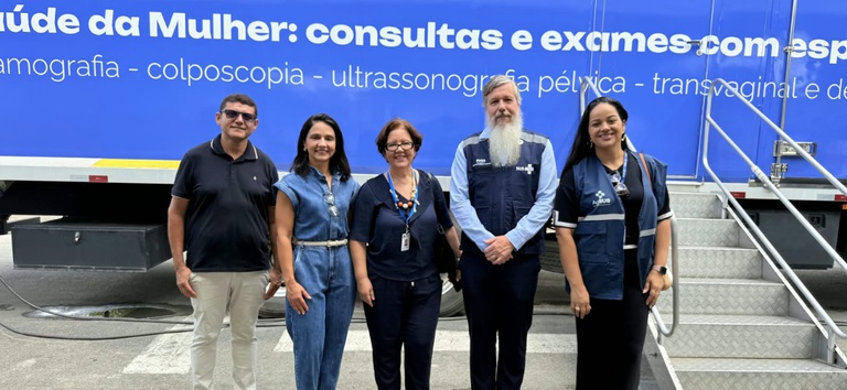 Carreta do Ministério da Saúde oferece exames de mamografia em Capela
