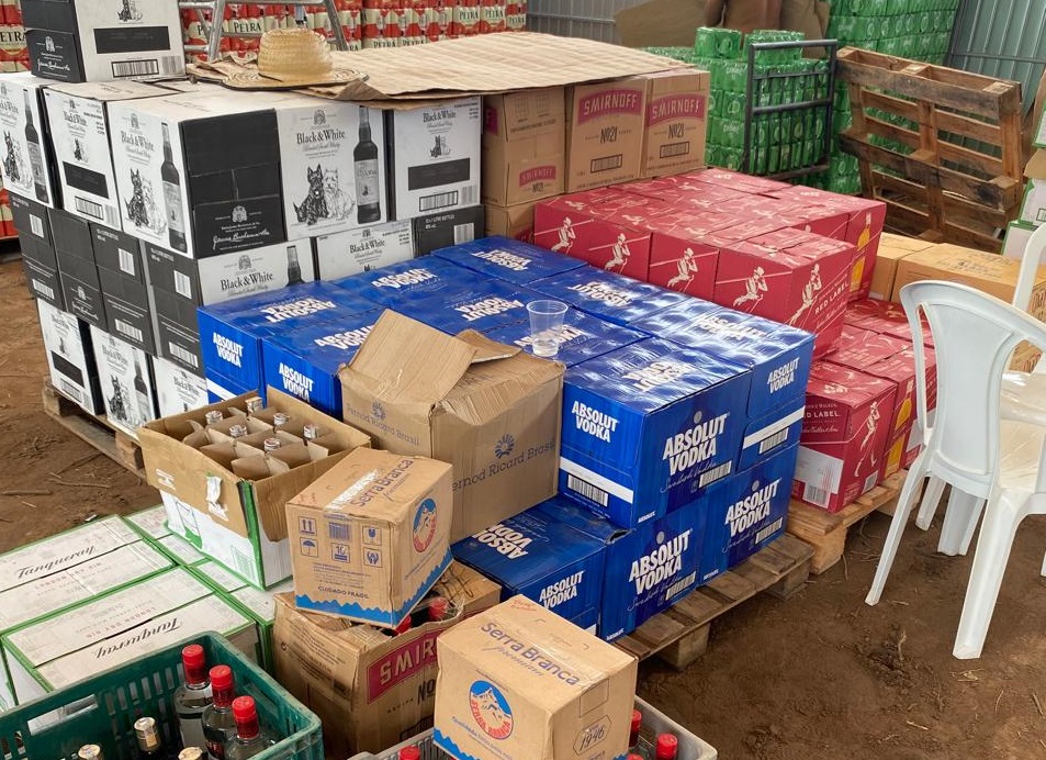 Mercadoria de mais de R$ 1 milhão é apreendida em show privado em Arapiraca