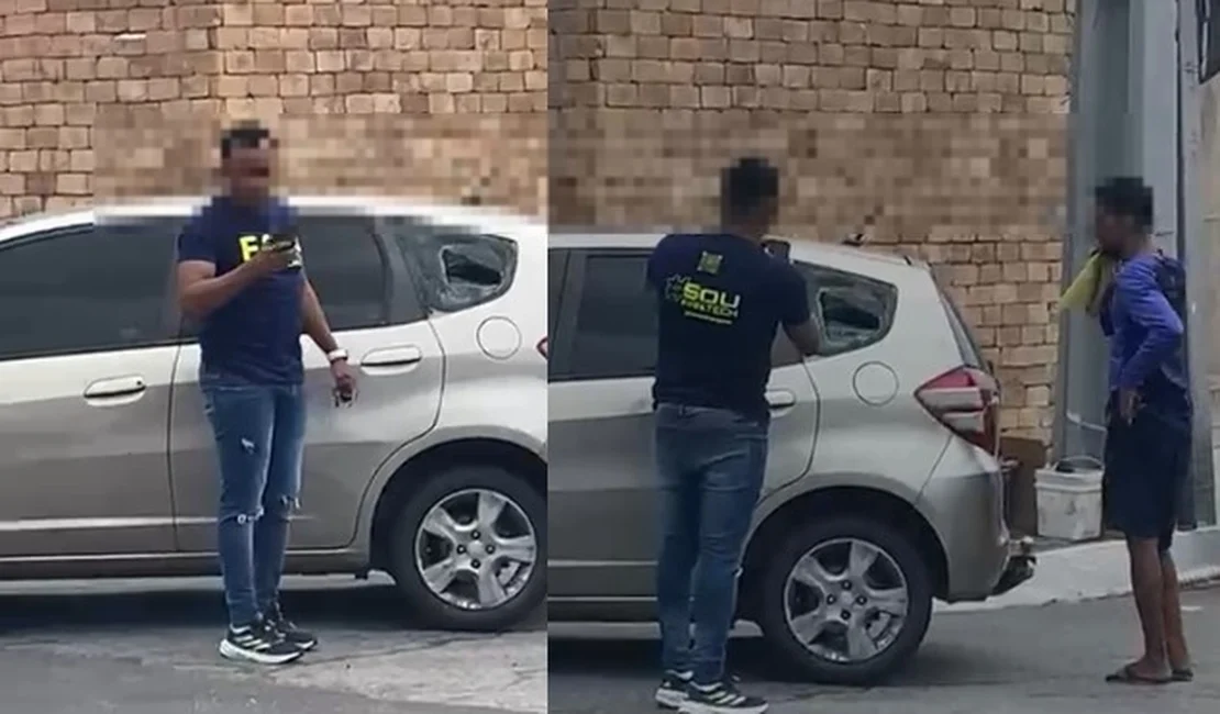 Flanelinha que quebrou vidro de motorista é preso em Maceió