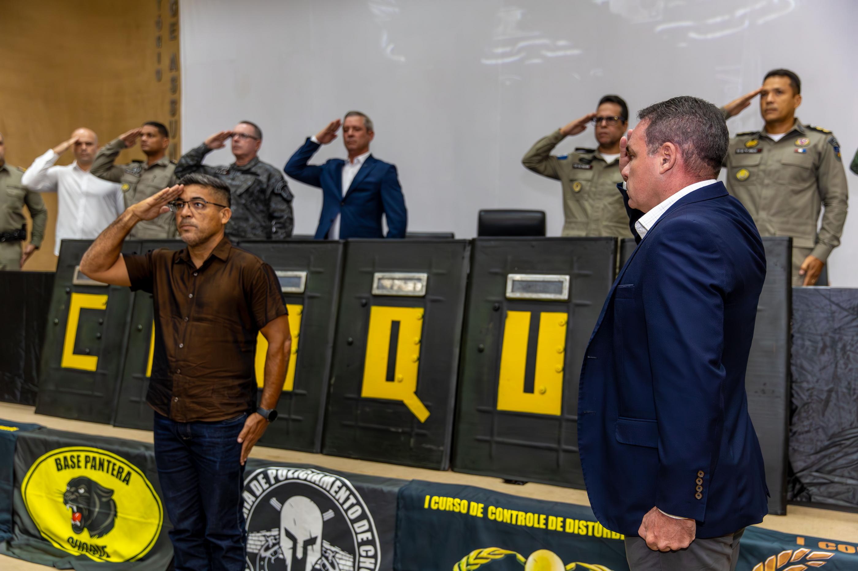 PM-AL realiza aula inaugural do 4º Curso de Controle de Distúrbios Civis