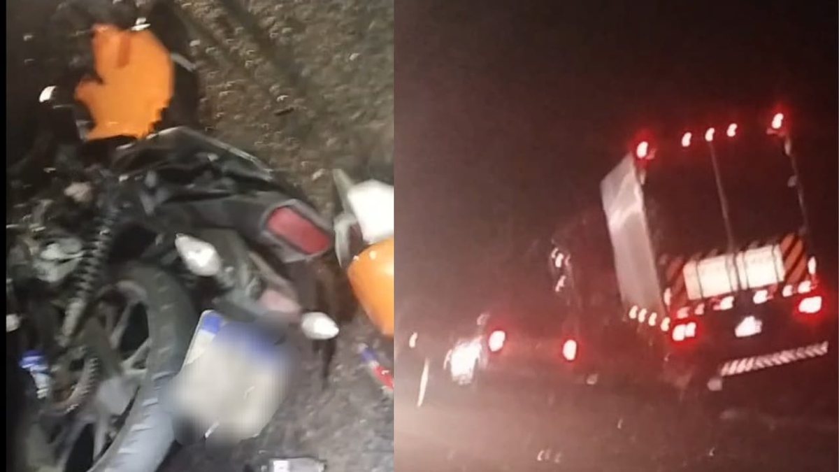 Motociclista tem perna arrancada após colidir com carreta na BR-316
