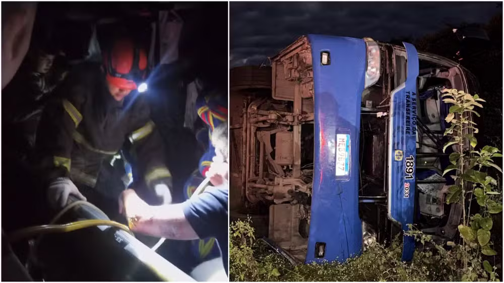 Ônibus com equipe de basquete capota e deixa sete mortos no Ceará