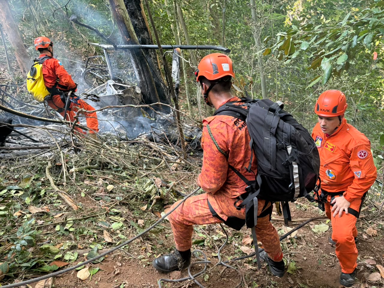 Justiça autoriza cremação de vítimas de queda de helicóptero no Rio de Janeiro