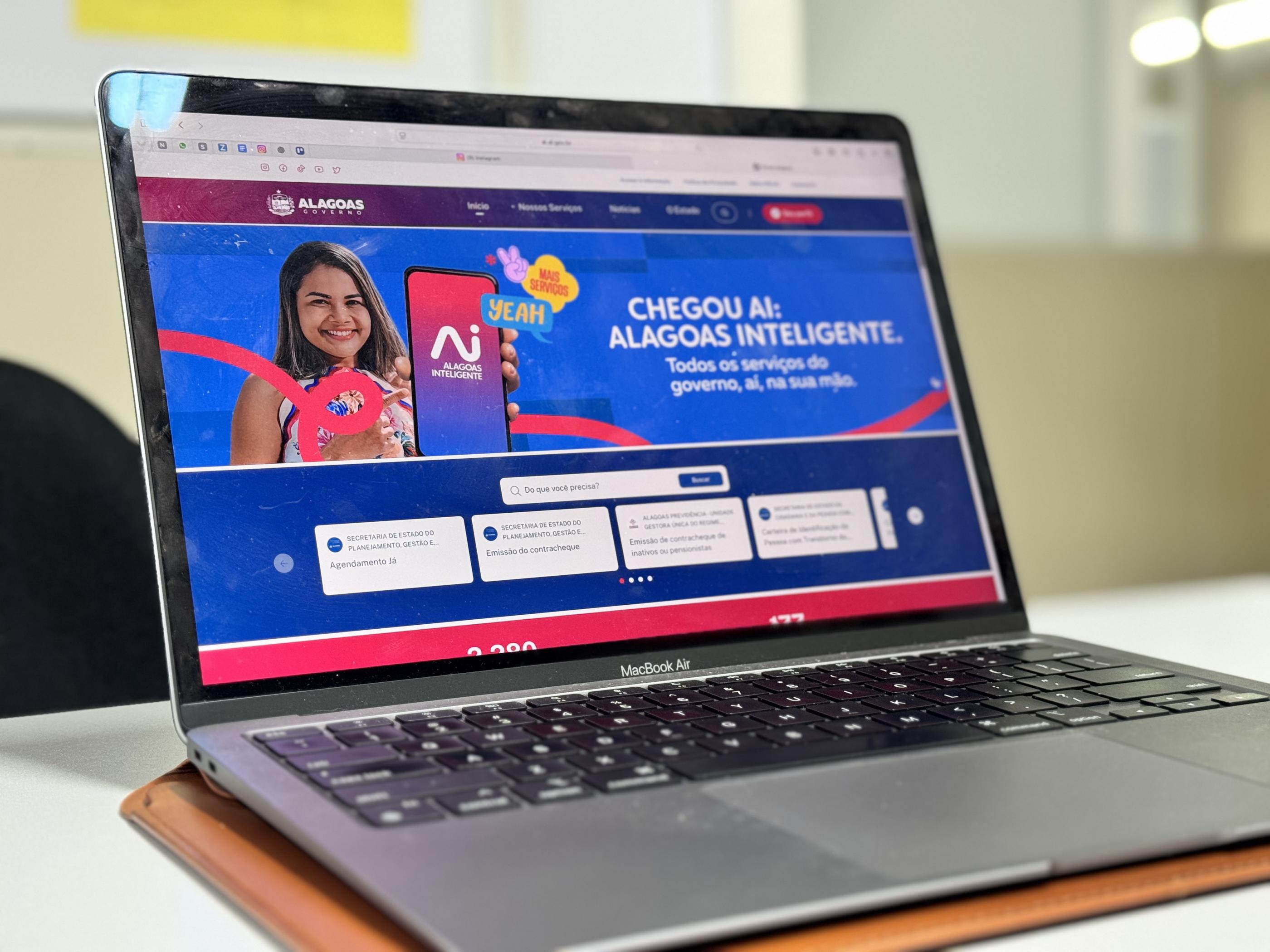 Governo de Alagoas lança plataforma Alagoas Inteligente com 25 serviços on-line