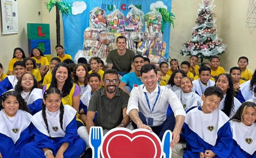 Alagoas Sem Fome entrega 1 tonelada de alimentos à LBV no Barro Duro