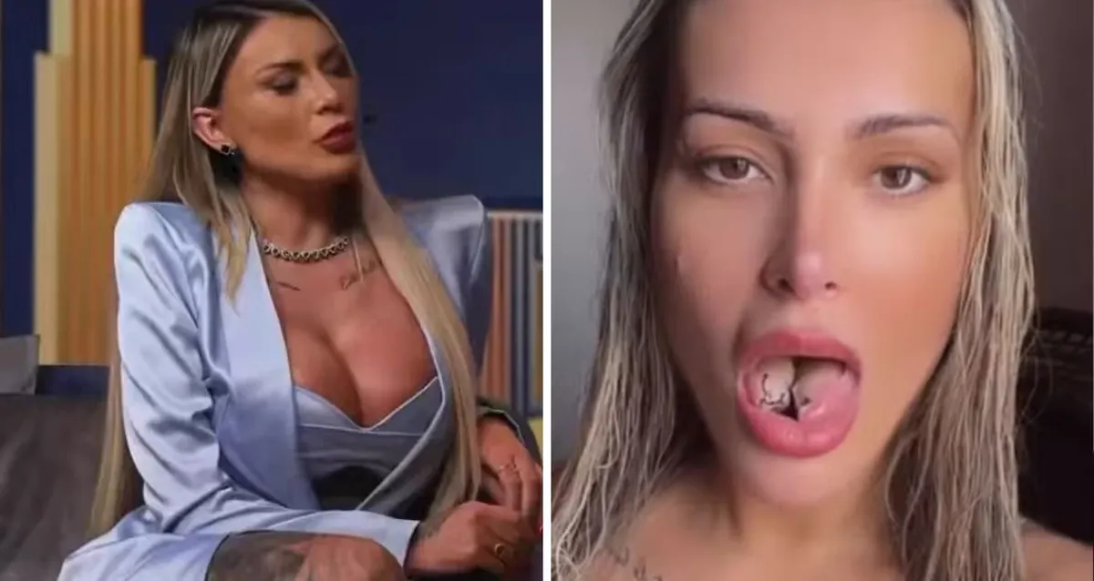 Andressa Urach alerta sobre bifurcação na língua: 'Prejudicou minha dicção”