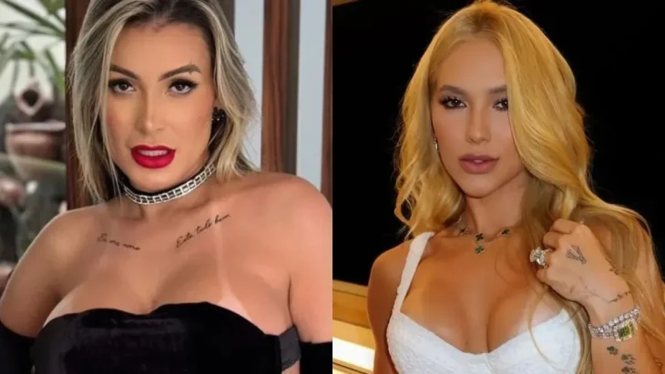 Andressa Urach acusa Virginia de copiar estratégias para alcançar fama