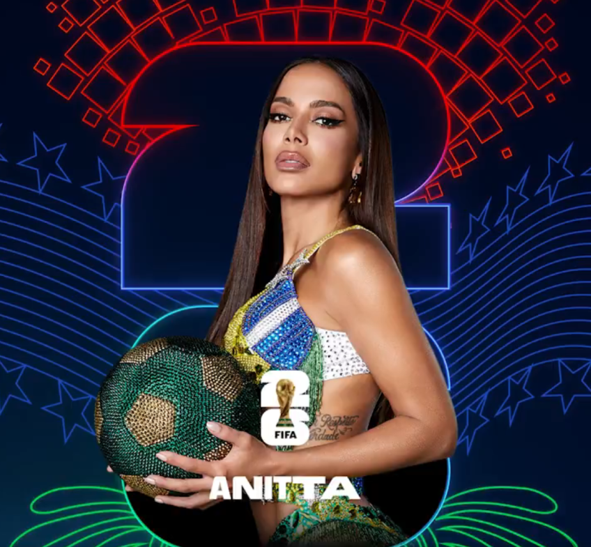 FIFA anuncia Anitta e Katy Perry na abertura da Copa 2026