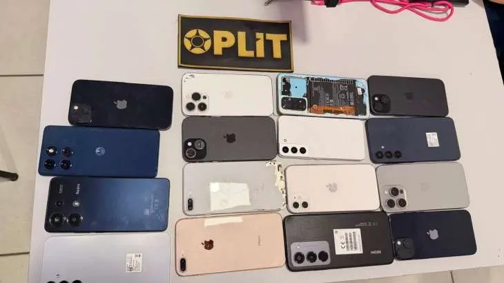 Sinal de GPS leva Oplit a imóvel e casal é preso com 16 telefones em AL