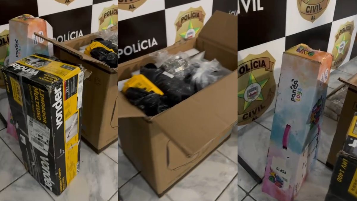Polícia prende suspeitos de roubar encomendas avaliadas em R$ 22 mil