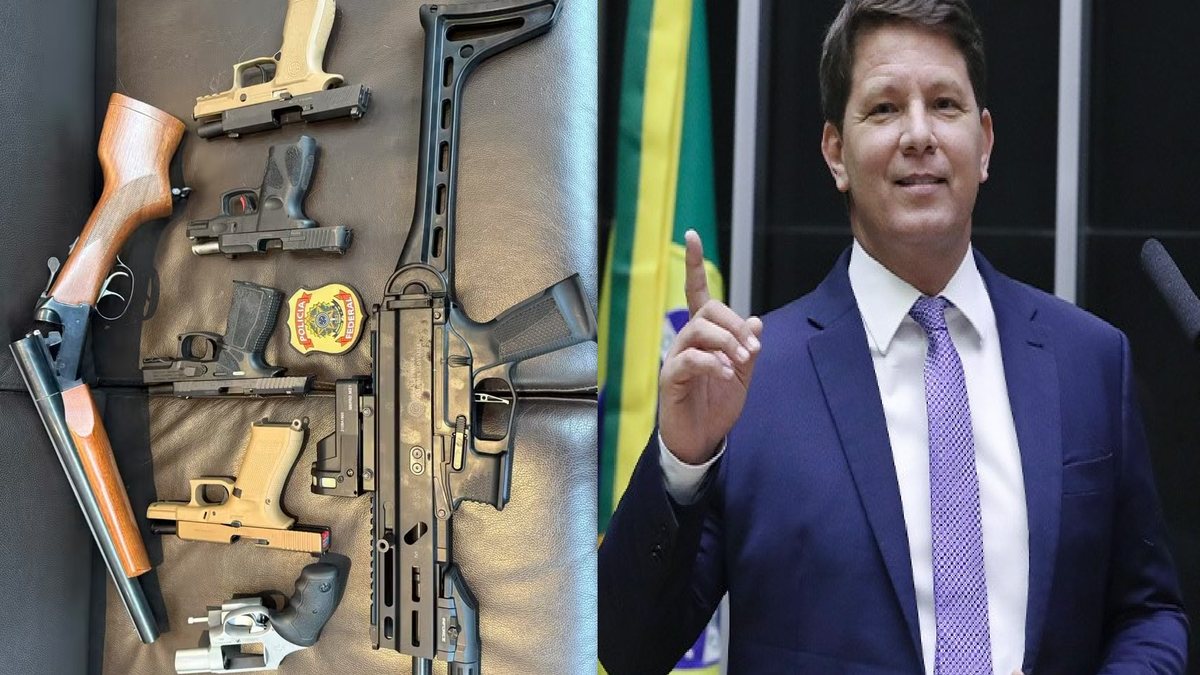 PF apreende sete armas de Mario Frias em operação sobre Dark Horse