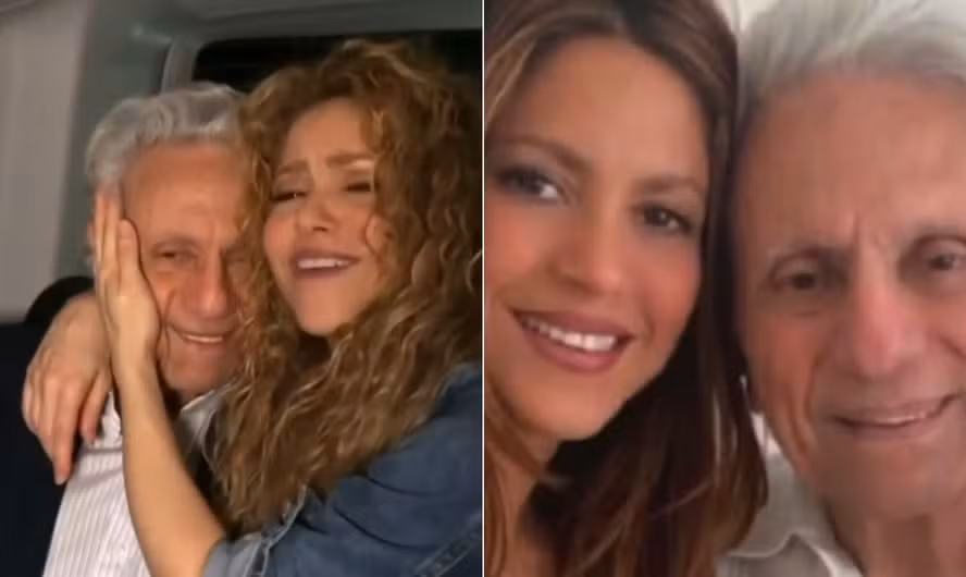 Pai de Shakira se recupera em casa após isquemia em Barranquilla
