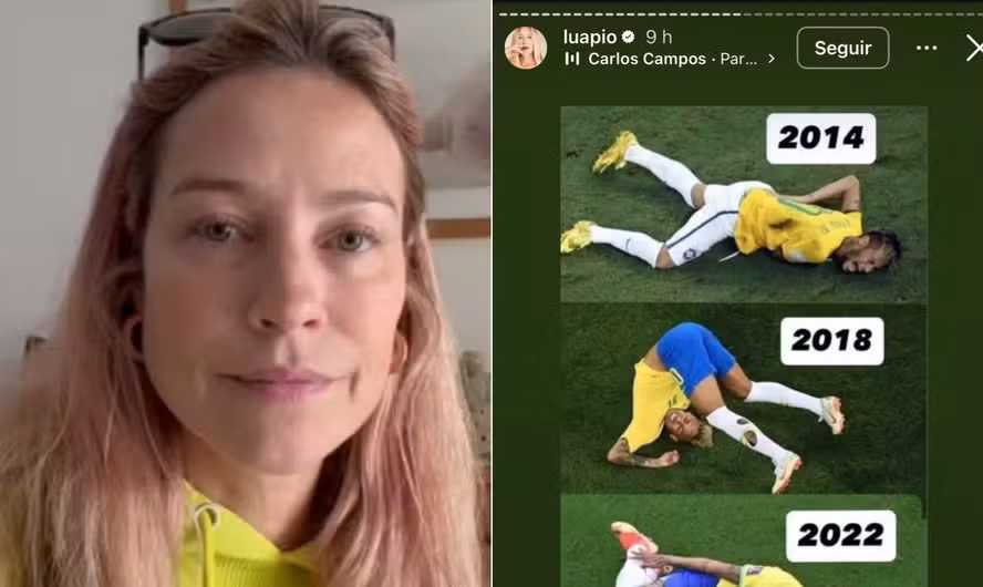 Luana Piovani provoca Neymar: “carregando” após confirmação de nova lesão