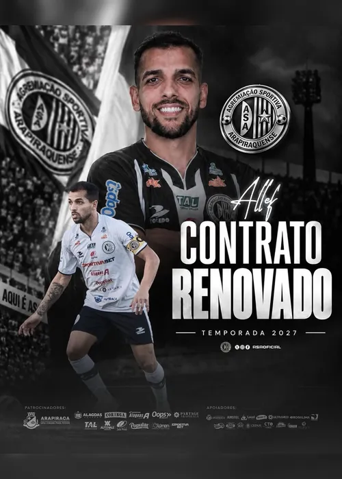 ASA renova com Allef para temporada 2027