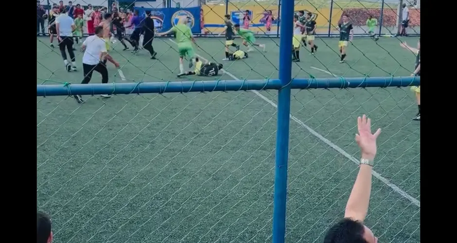 Atleta alagoano é socorrido após agressão em final da Garanhuns Cup